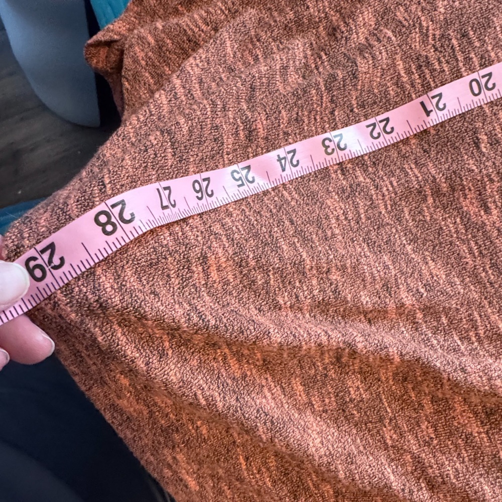 Faded Glory Heathered Orange Tunic Top 4X (26W–28W) - Picture 9 of 11